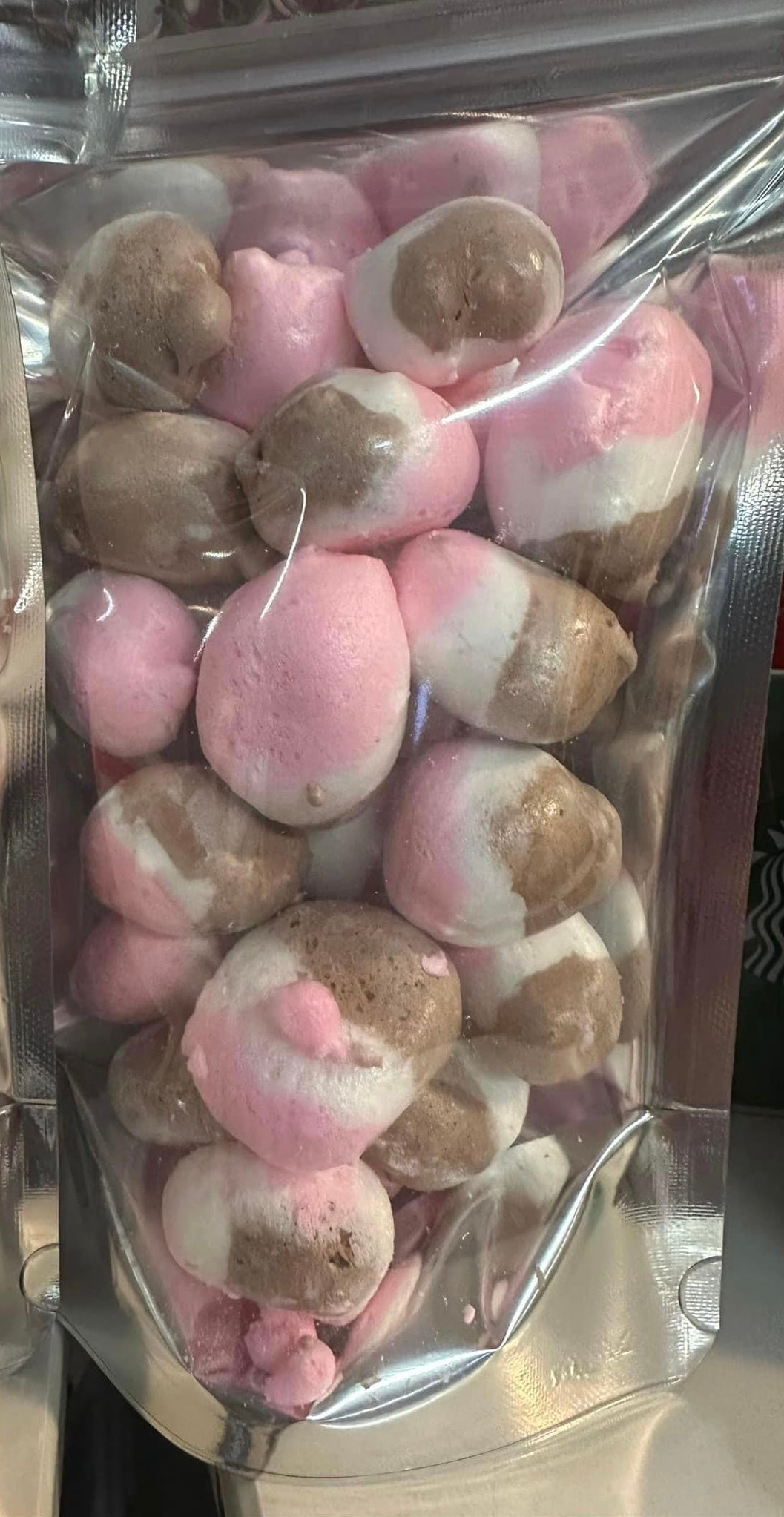 Freeze Dried Neapolitan Taffy