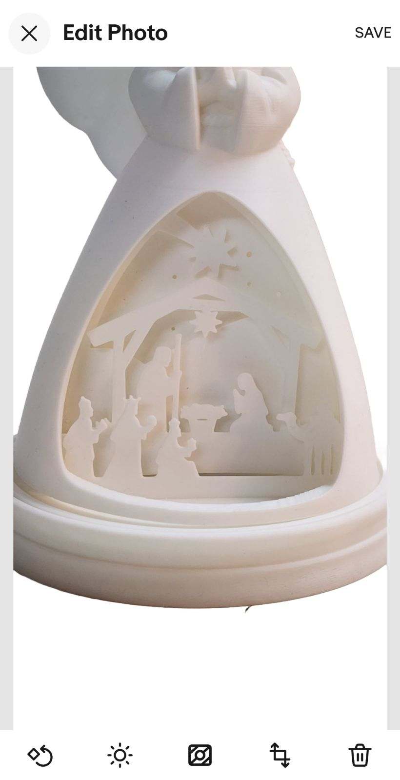 Light up nativity 3D Printedew