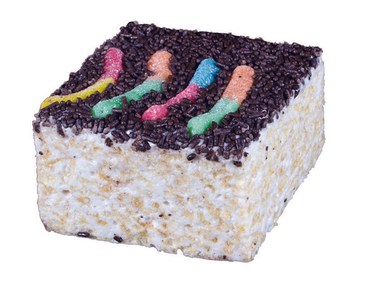 “Worms in Dirt” Crispycakes